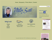 Tablet Screenshot of mollyscott.com